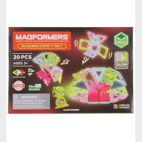 Magformers Magnetst - 20 Dele - Glowing Craft