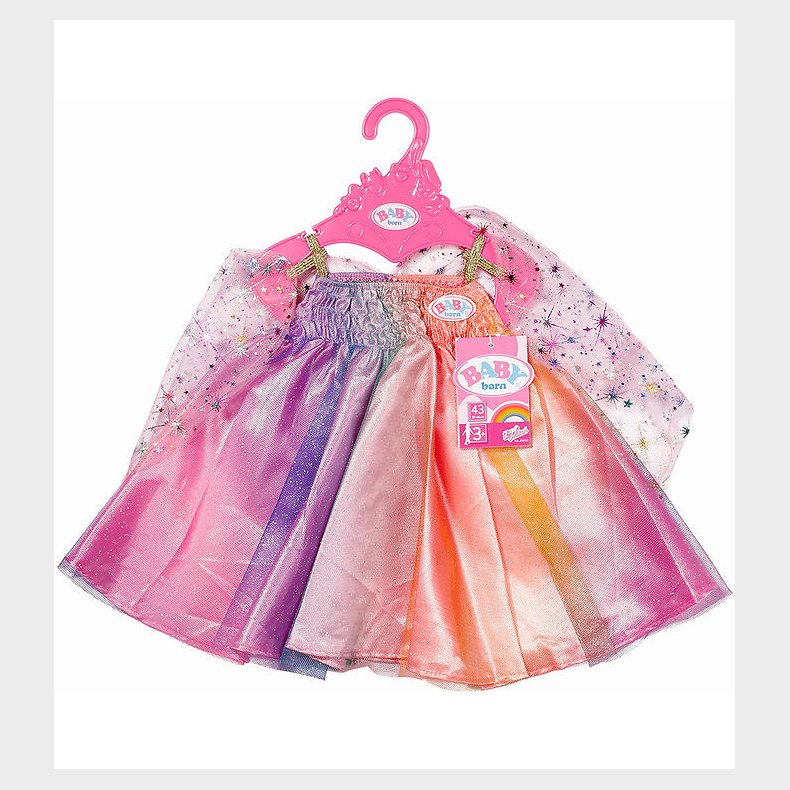 Baby Born Tj - Rainbow Dress - 43 cm