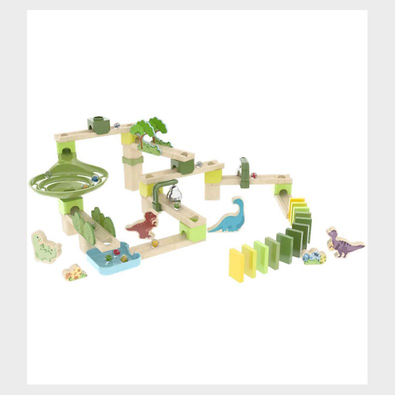Hape Kuglebane - Dino Adventure Marble Run - 131 Dele