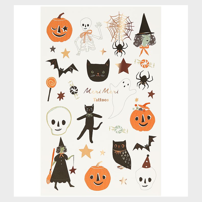 Meri Meri Tatoveringer - It's Halloween