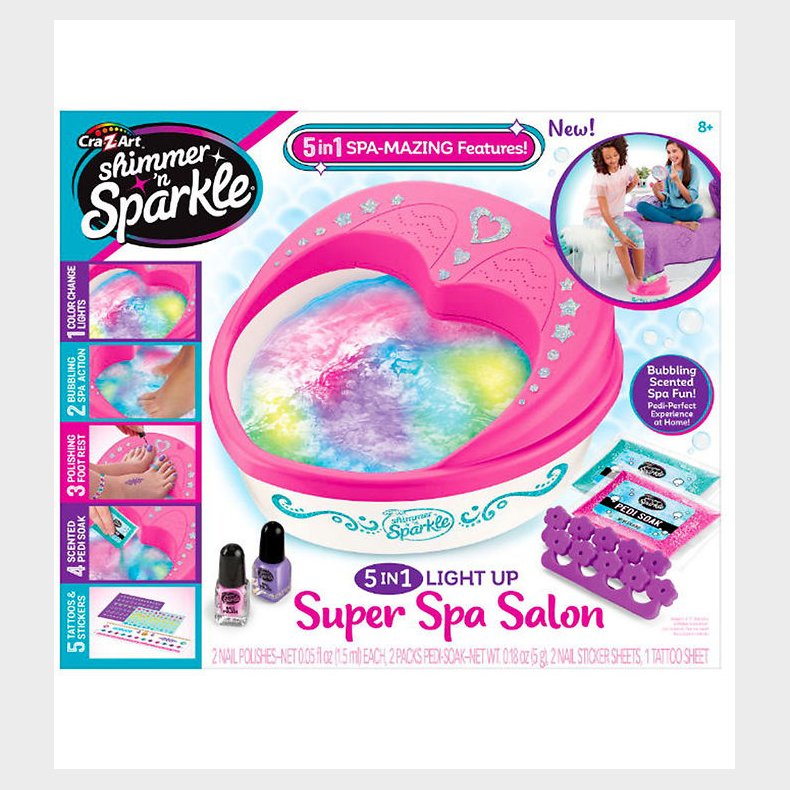 Shimmer N Sparkle 5-In-1 Light Up Spa Salon