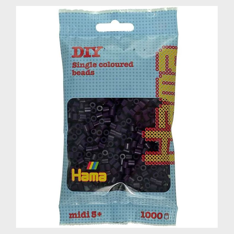Hama Midi Perler - 1000 stk. - 108 Aubergine
