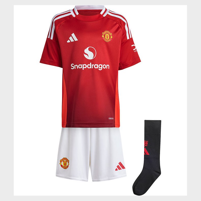 adidas Performance Fodboldst - MUFC H Mini - Rd/Hvid