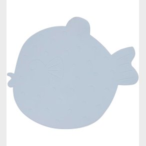 OYOY Dkkeserviet - Silikone Placemat - Little Finn - Ice Blue