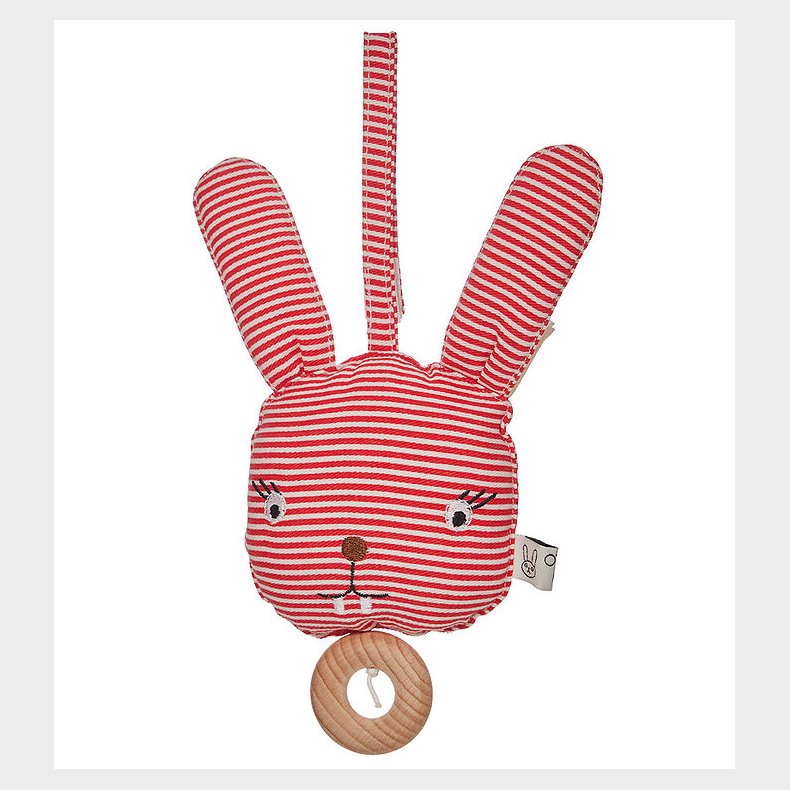 OYOY Musikuro - Rosy Rabbit - Cherry Red