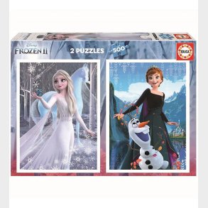Educa Puslespil - 2x500 Brikker - Frozen