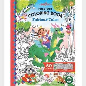 Eeboo Malebog - Fold-ud Malebog - Feer Og Eventyr