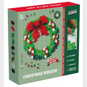 Plus-Plus Puzzle By Number - 500 stk. - Christmas Wreath