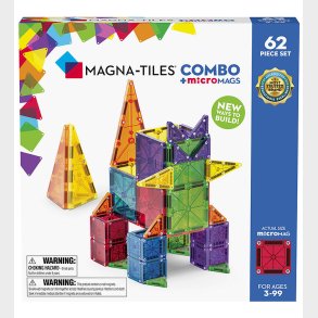 Magna-Tiles Magnetst - 62 Dele - MicroMAGS & Combo