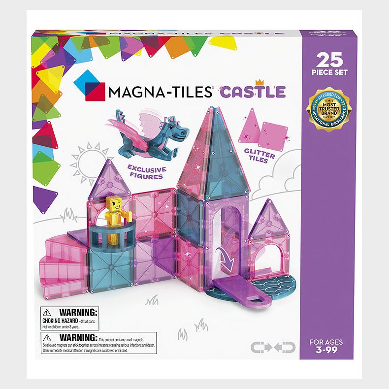 Magna-Tiles Magnetst - 25 Dele - Castle