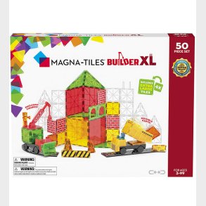 Magna-Tiles Magnetst - 50 Dele - Builder XL