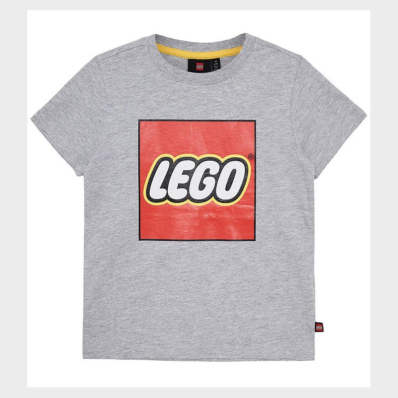 LEGO Wear T-Shirt - LWTano 631 - Grey Melange m. Logo
