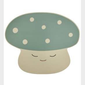 OYOY Dkkeserviet - Mushroom - Off White/Pale Green