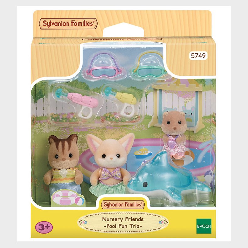 Sylvanian Families - Nursery Friends - Pool Fun Trio - 5749