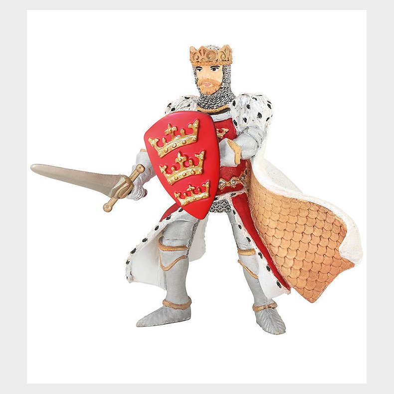Papo Red King Arthur - H: 7,5 cm