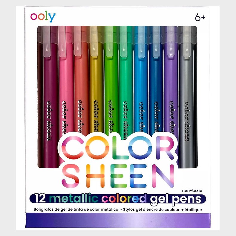 Ooly Tuscher - Color Sheen Metallic Gel - 12 stk