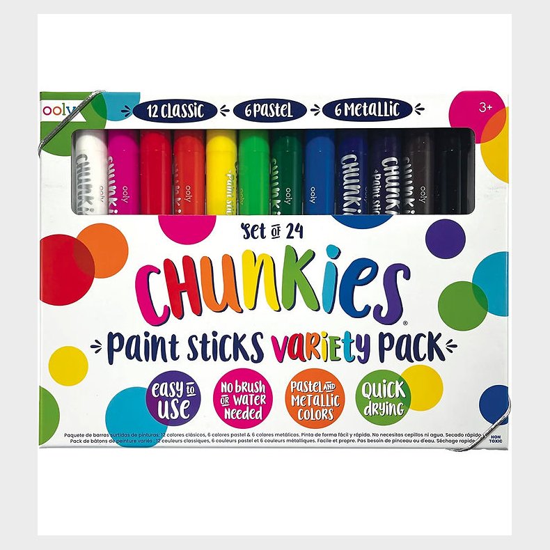 Ooly Tuscher - Chunkies Paint Sticks - 24 stk