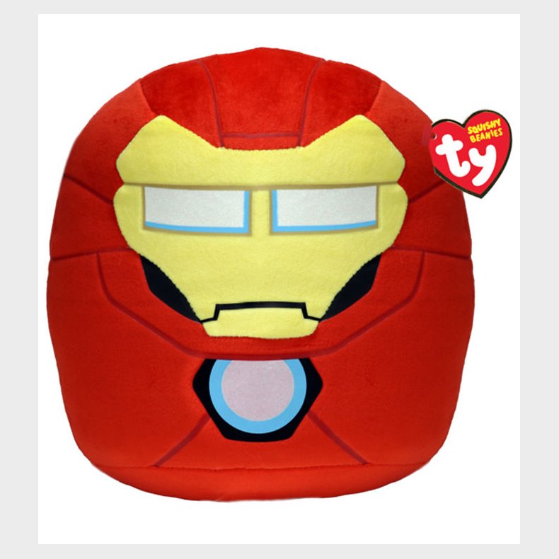 Ty Bamse - Squishy Beanies - 25 cm - Marvel Iron Man