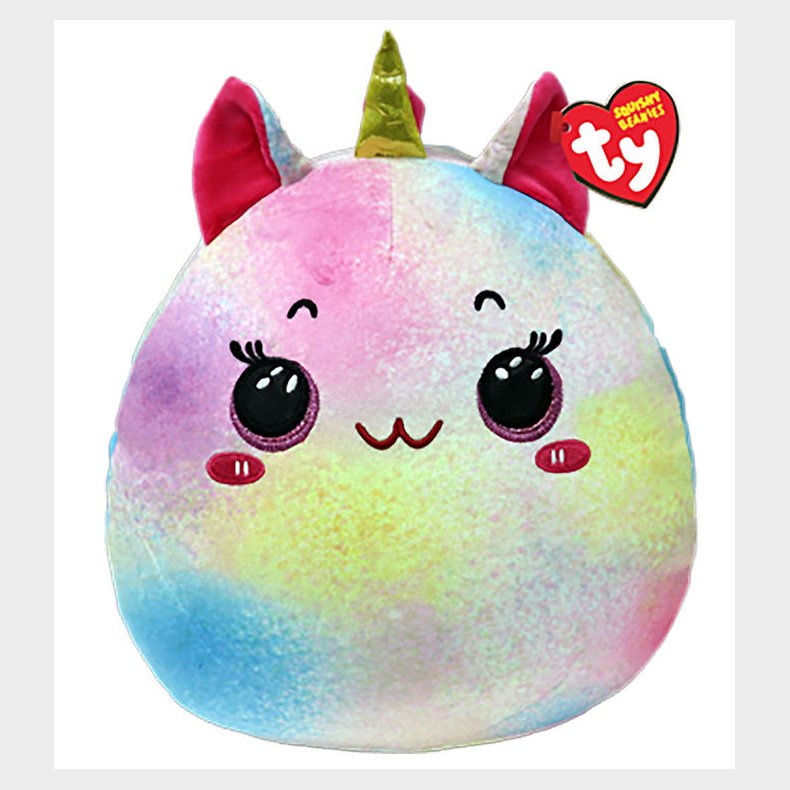 Ty Bamse - Squishy Beanies - 25 cm - Maisie Unicorn