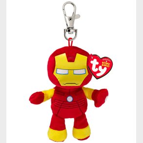Ty Nglering m. Bamse - Beanie Babies - 12 cm - Marvel Iron Man
