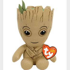Ty Bamse - Beanie Babies - 15 cm - Marvel Groot
