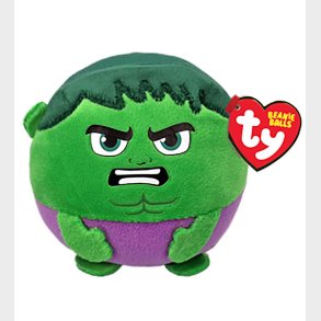 Ty Bamse - Beanie Balls - 9 cm - Marvel Hulk