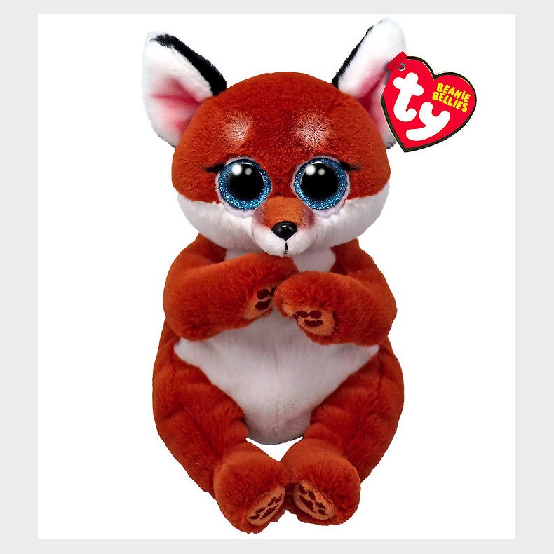 Ty Bamse - Beanie Bellies - 17 cm - Witt