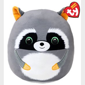 Ty Bamse - Squishy Beanies - 25 cm - Sneaky Racoon