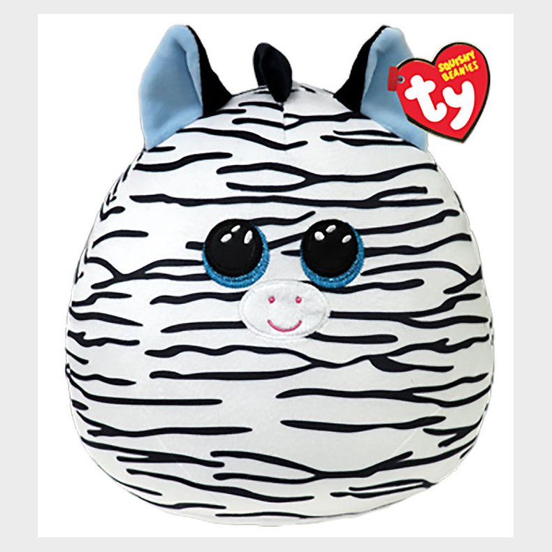Ty Bamse - Squishy Beanies - 25 cm - Zebra