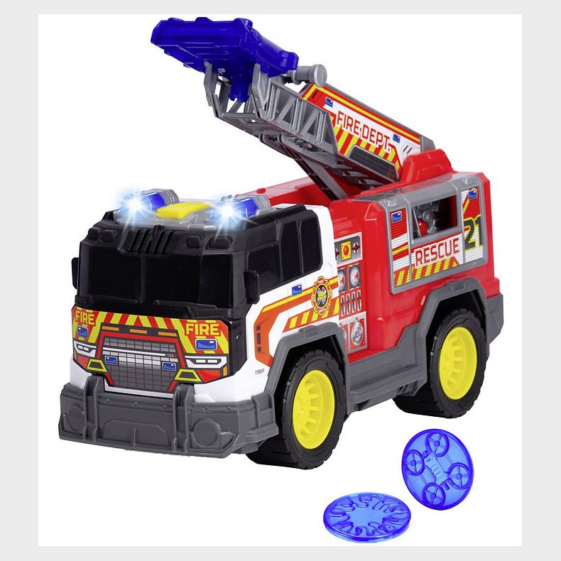 Dickie Toys Bil- Fire Rescue Unit - Lys/Lyd