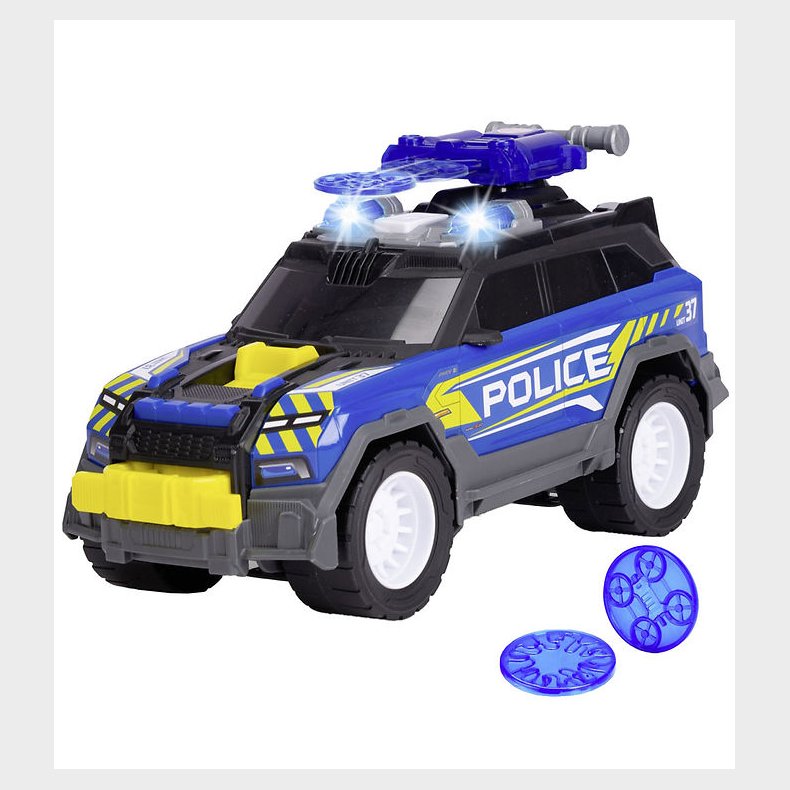 Dickie Toys Bil - Police SUV - Lys/Lyd