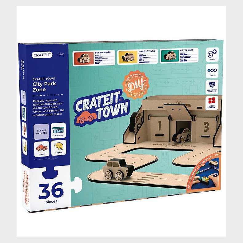 Crateit Kreast - Crateit Town - Tr - Pakeringsomrde - 36 Dele