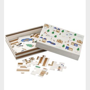 Liewood Puslespil - 35 Brikker - Jimmie - Downtowm/Sandy