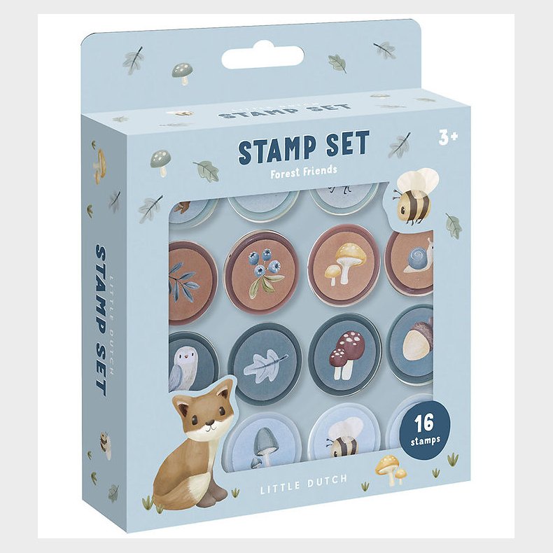 Little Dutch Stempler - Selvfarvende - Forest Friends