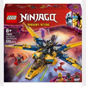 LEGO Ninjago - Ras Og Arins Super Strom Jet 71833 - 510 Dele