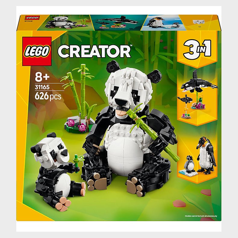LEGO Creator - Vilde Dyr: Pandafamilie 31165 - 626 Dele