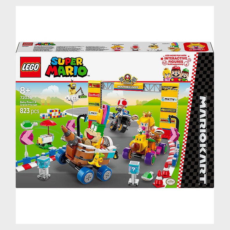 LEGO Super Mario - Mario Kart - Baby Peach Og Grand Prix-st 72