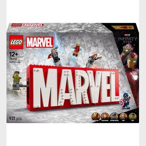 LEGO Marvel - MARVEL-logo Og Minifigurer 76313 - 931 Dele