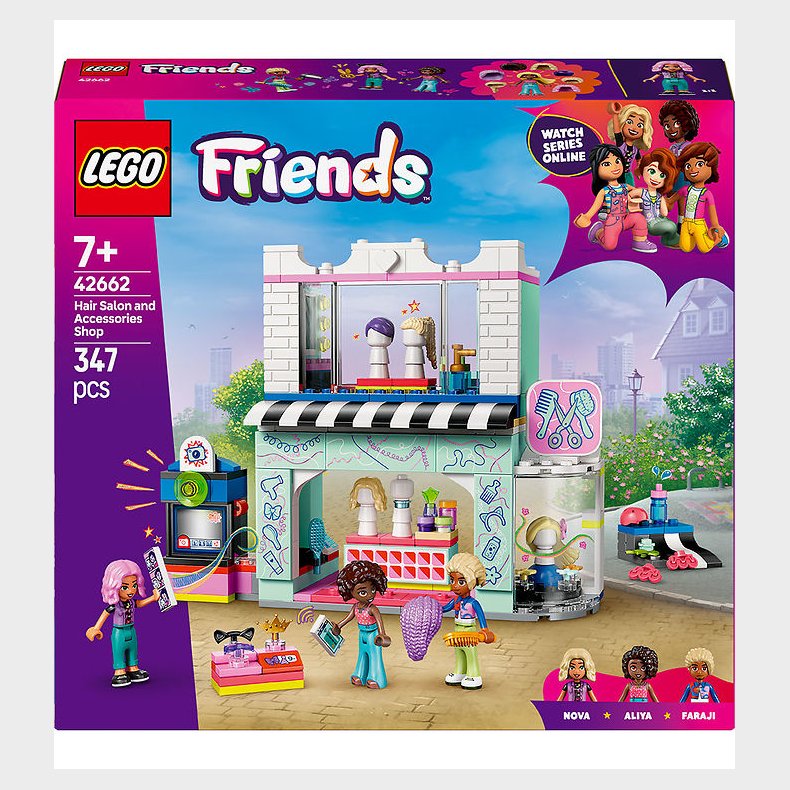 LEGO Friends - Frisrsalon og Accessories-butik 42662 - 347 Del