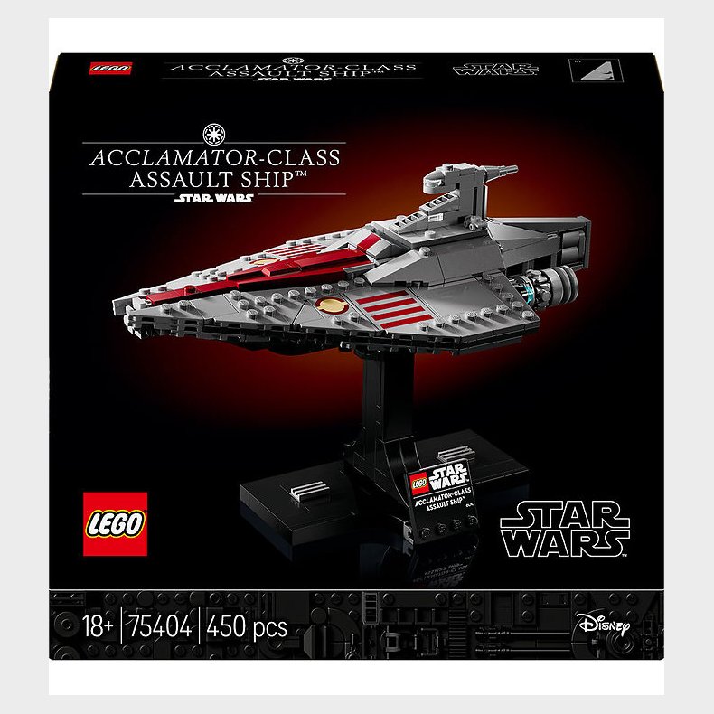 LEGO Star Wars - Angrebsskib af Acclamator-klassen 75404 - 450