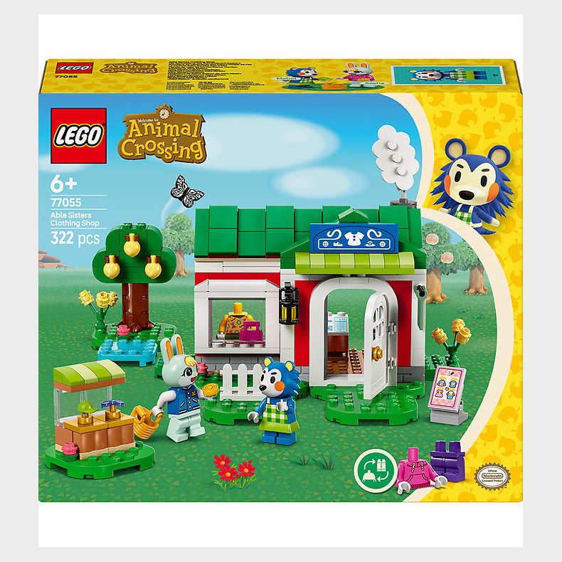 LEGO Animal Crossing - Tjbutikken Able Sisters 77055 - 322 Del