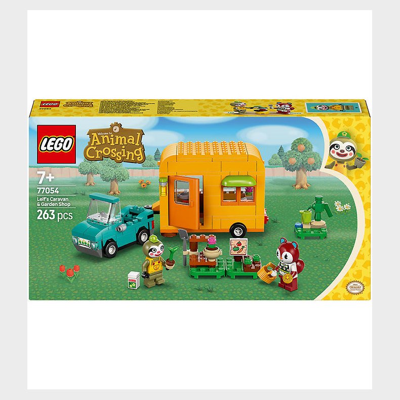 LEGO Animal Crossing - Leif m. Campingvogn og Havebutik 77054 -