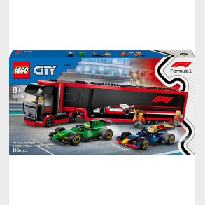 LEGO City - F1-lastbil m. RB20 og AMR24 F1®-biler 60445 - 1086