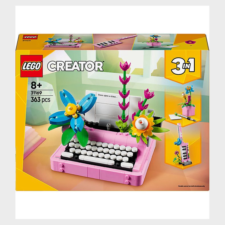 LEGO Creator - Skrivemaskine m. Blomster 31169 - 3-i-1 - 363 De