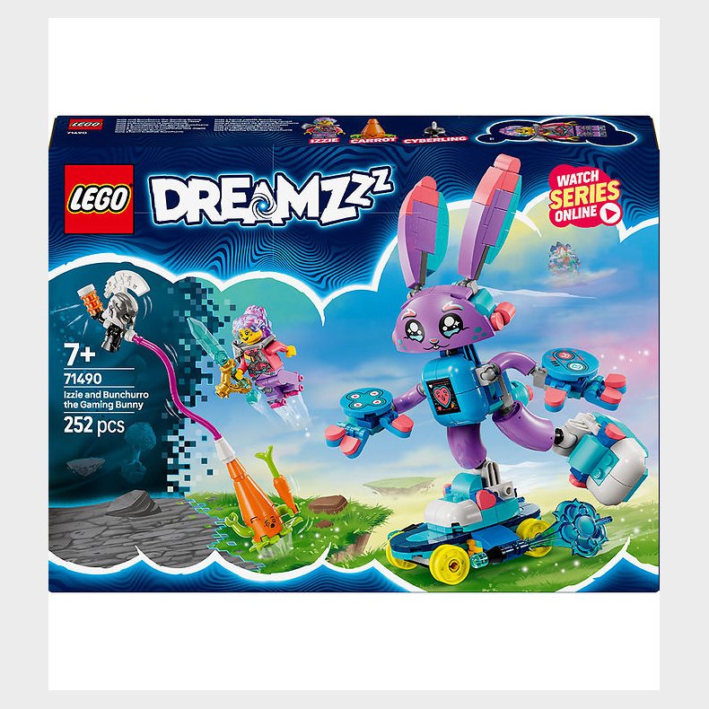 LEGO DREAMZzz - Izzie og Gaming-kaninen Bunchurro 71490 - 252 D