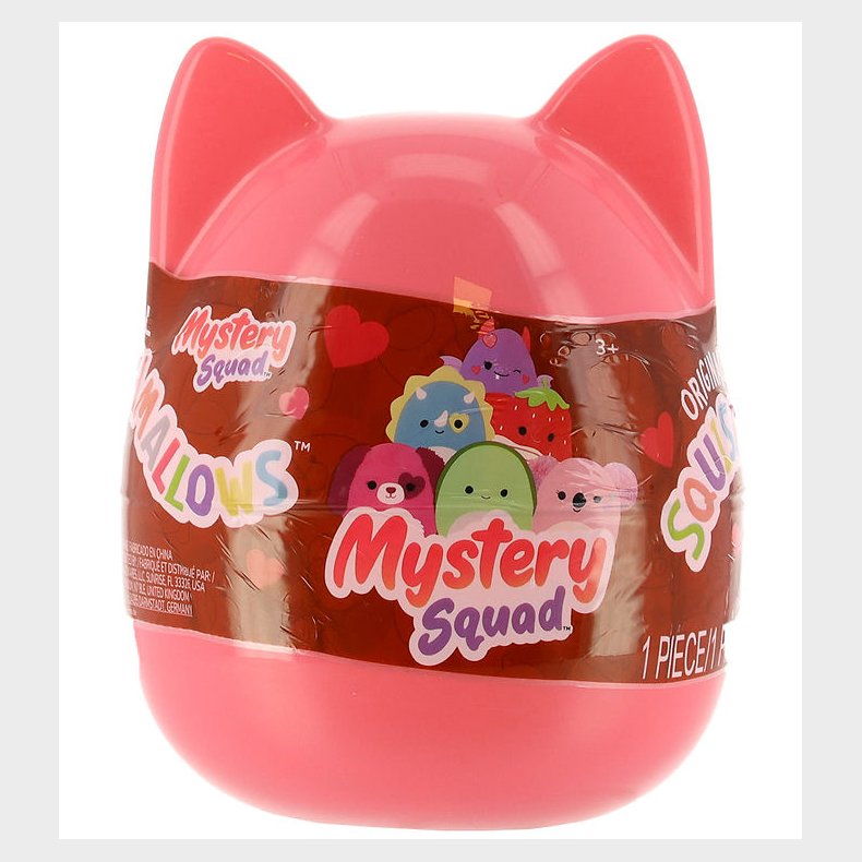 Squishmallows Bamse - 20 cm - Mystery Squad - Hjerte Kapsel - As