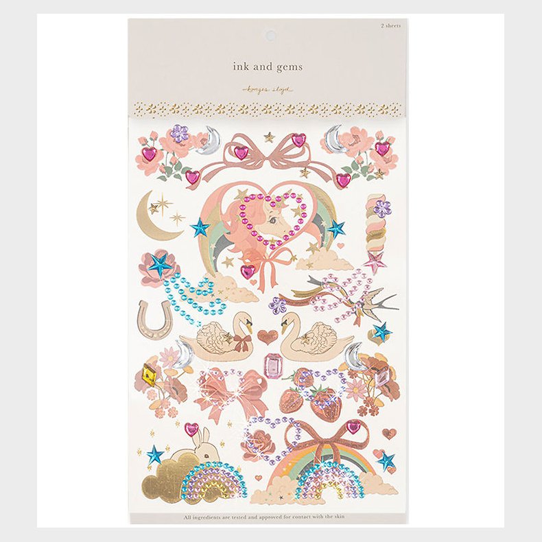 Konges Sljd Tatoveringer - Heste/Regnbuer/Sten