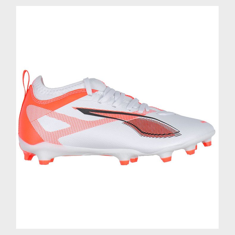 Puma Fodboldstvler - Ultra 5 Match FG/AG Jr - Hvid/Sort/Glowing