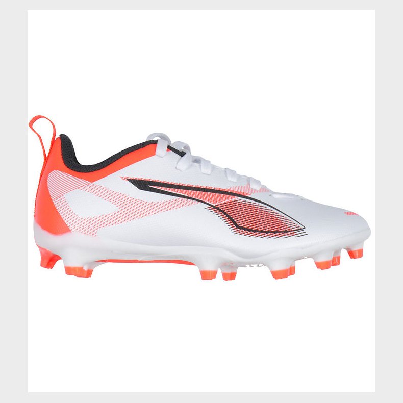 Puma Fodboldstvler - Ultra 5 Play V FG/AG Jr - Hvid/Sort/Glowin