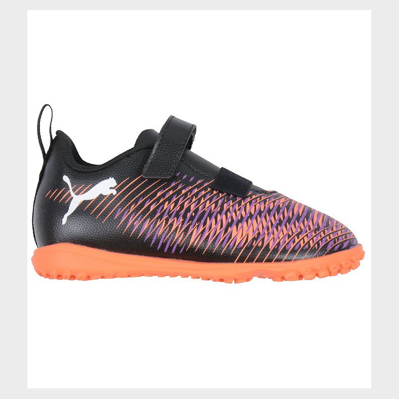 Puma Fodboldstvler - Future 8 Play TT V Jr - Sort/Hvid/Glowing